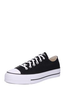 Converse M&aelig;nd Sneaker low 'CHUCK TAYLOR ALL STAR LIFT PLATFORM WIDE WIDTH' sort / hvid St&oslash;rrelse 39.5