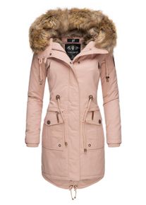 Wintermantel Navahoo "Wintermantel Rosinchen", Damen, Gr. M, rosa, Obermaterial: 100% Baumwolle CO. Obermaterial: Futter: 100% Polyester PES. 100% Polyester PES., M&auml;ntel Wintermantel