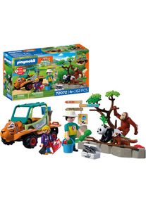 Playmobil , Konstruktions-Spielset &raquo;Zoo: Tierpflegermobil (72072), Animals & Friends&laquo; Made in Europe, bunt,