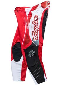 Troy Lee Designs SE Pro Salvo, textile pants , color: Red/White/Black , size: 30