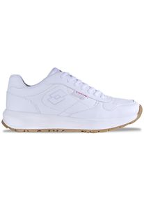 Sneaker Lotto, Damen, Gr. 42, wei&szlig;, Synthetik, Schuhe Sneaker, - mit Flexkerben f&uuml;r einen nat&uuml;rlichen Bewegungsablauf