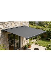 Konifera, Kassettenmarkise &raquo;Madrid Plus&laquo; verschiedene Gr&ouml;&szlig;en, anthrazit, Polyester,