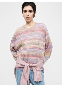 Carhartt Work In Progress Carhartt Wip Damer Pullover 'Keenan' lysegul / lavendel / pink / hvid St&oslash;rrelse M