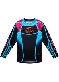 Troy Lee Designs GP Pro Framework, jersey , color: Black/Light Blue/Purple , size: M