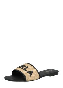 Furla Damer Pantoletter 'BREZZA' beige / sort St&oslash;rrelse 38