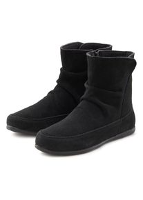Vivance, Damen, Stiefelette &raquo;Stiefel, Boots&laquo; aus hochwertigem Leder mit Rei&szlig;verschluss, schwarz, 39, Stiefelette aus hochwertigem Leder gefertigt