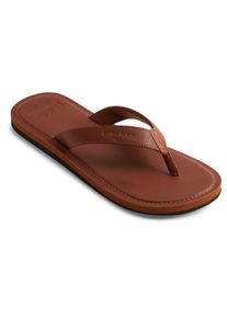 Sandale Quiksilver "Molokai Nubuck", Herren, Gr. 9(42), beige (tan, solid), Obermaterial: Synthetikmaterial / Futter: Textil / Au&szlig;ensohle: Moosgummi, Schuhe Sandale