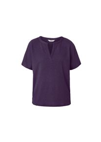 Tchibo - Bluzka z kr&oacute;tkim rękawem ze strukturą - dla pań - rozmiar 38