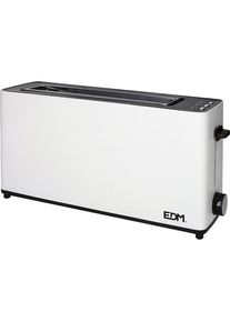 Edm Toaster 07639 White Design 900 W, Toaster, Weiss