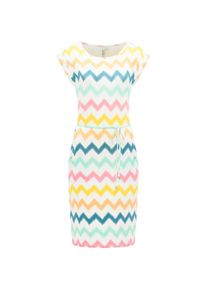 Ragwear, Damen, Sommerkleid &raquo;Sommerkleid Taggien Print&laquo;, Multi Combo26, XXL - N-Gr, Leichtes Sommerkleid mit auff&auml;lligem Muster