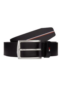 Grote Maten - Tommy Hilfiger - Leren riem met merkstrepen en emaille-speldje - 115