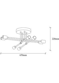Opviq, Pendelleuchte, Franzi (E27)