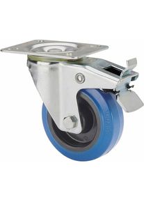 Ruedas Alex, M&ouml;belrollen, Rueda Blau Gummi Poliamix &Oslash; 10 Cm 100 Kg Drehbar