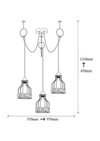 Opviq, Pendelleuchte, Elli (E27)