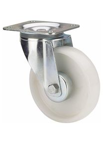 Ruedas Alex, M&ouml;belrollen, Rueda Weiss Poliamix &Oslash; 8 Cm 130 Kg Drehbar