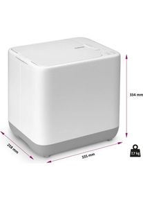 Salente, Komposter + Gartensack, EcoBoost, elektrick&yacute; kompost&eacute;r, 3,8 l, b&iacute;l&yacute;