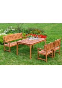 Gartensessel Lima aus Eukalyptus Naturfarben