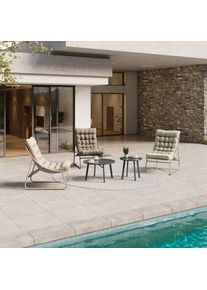 Luca Bessoni , Schwarz , Metall , rund , 70x50x40 cm , einfacher Aufbau , Freizeit im Garten, Gartenaccessoires