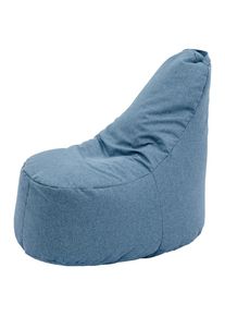 M&Ouml;BELIX M&ouml;belix , Blau , Textil , 150 l , F&uuml;llung: Styroporkugeln , 83x78x57 cm , Kleinm&ouml;bel, Sitzs&auml;cke
