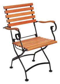 Gartensessel Schlossgarten aus Eukalyptus Naturfarben