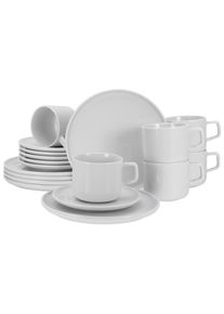 Creatable Kaffeeservice Chef Collection Wei&szlig;, 18-teilig