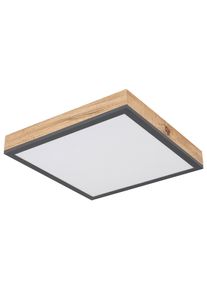 Globo Deckenleuchte in Graphitfarben max. 12 Watt Deckenlampe