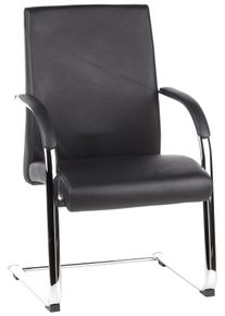 Besucherstuhl Barolo Schwarz ca. 60x101x49cm