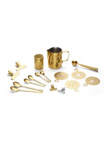 ECHTWERK Kaffeeset Cosme in Goldfarben, 23-teilig