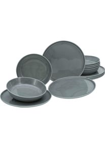 Creatable Tafelservice Chef Collection Grau, 12-teilig