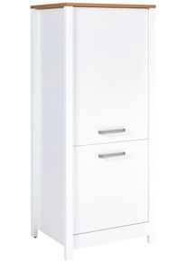 Ger&auml;teumbauschrank Sicilia Wei&szlig;/Eiche Artisan