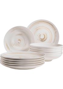 M&auml;ser Tafelservice Derby aus Porzellan, 12-teilig