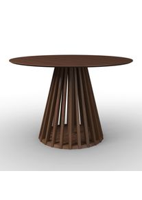 Esstisch Ennio Walnuss MDF L/B/H ca. 120/120/75 cm rund