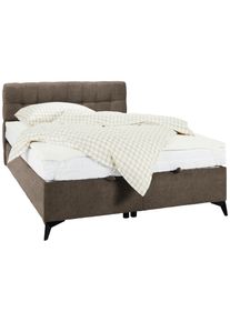 Boxbett in Hellbraun ca. 140x200cm