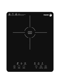 Fagor Lexie Induktionsplatte 2000 w, Kochplatte, Schwarz