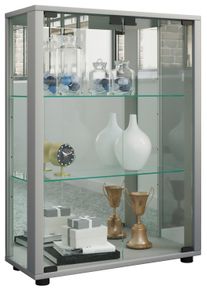 Vitrine Sintalo ca. 60x80 cm Silber
