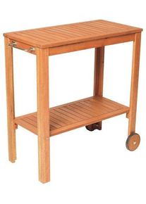 Barwagen aus Eukalyptus, natur