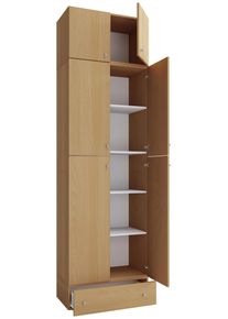 Schuhschrank Lona XXL ca.70x240x39cm Buchefarben
