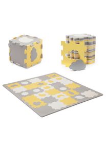 Kinderkraft , Gelb, Grau, Wei&szlig; , 165x1.2x185 cm , Spielwaren, Babyspielzeug