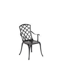 Gartensessel Rhodos Aluminium Graphit