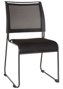 Besucherstuhl Padua V Schwarz