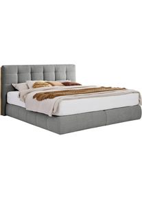 Boxspringbett Lavenito Grau ca. 180x200cm