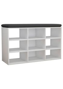 Schuhregal HINSOL Wei&szlig; ca. 80x50x30 cm