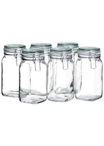 M&auml;ser Einmachglas-Set Gothika ca. 1,45l, 6-teilig