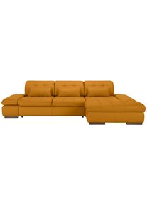 Wohnlandschaft Sanfino Leder Gelb