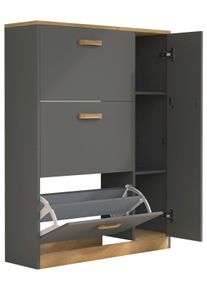 Schuhschrank HALOM L Anthrazit ca. 80x105x24 cm