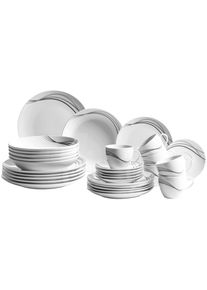 M&auml;ser Kombiservice Tajo aus Porzellan, 30-teilig