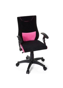 Jugenddrehstuhl Kiddy Pro Al ca.50x87-97x40cm Schwarz,Pink