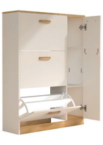 Schuhschrank HALOM L Wei&szlig; ca. 80x105x24 cm