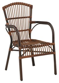Gartensessel Galera ca. 55x90x63 cm Braun