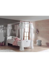 Vipack Himmelbett 90x200 Amori, Wei&szlig;